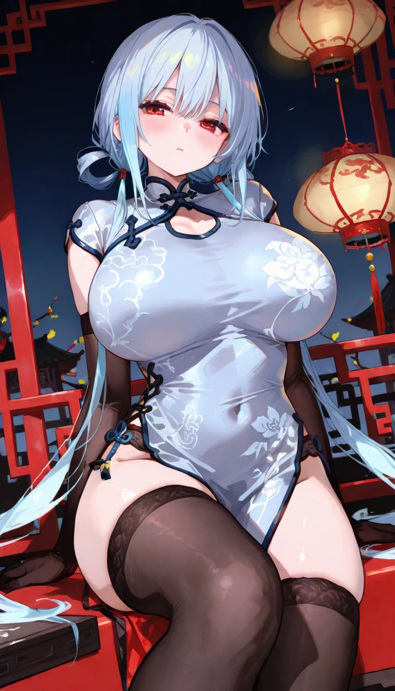 ((highly detailed)), genshin impact, eula, perfect human hands, (great breast:1.1),masterpiece, best quality, ultra-detailed, glistening shiny, glowing light, ray tracing, HDR, deph of field, (perfect face, detailed face, detailed eyes,perfect hands,perfect fingeredium boobs:1.2),8k,HD,ultra realistic face,ray tracing,perfect lighting,best quality, ultra-detailed, shiny eyes, (looking at viewer, smile:1.1), ((1girl:1.2)),cowboy shot,thicc,streaked_hair,((blue gradient hair)),multicolored eyes, gradient eyes, (glowing eyes:1.5), mascara, (fashion make up), parted lips,blush,cameltoe,all fouriddle of japanese countryside,japanese bridge,over the bridge,(fireworks:1.3),night,river,cherry trees,dark blue sky),((super detailed background)), dynamic poses, ((8k wallpaper)), (mature female), face up, ((yukata:1.3))