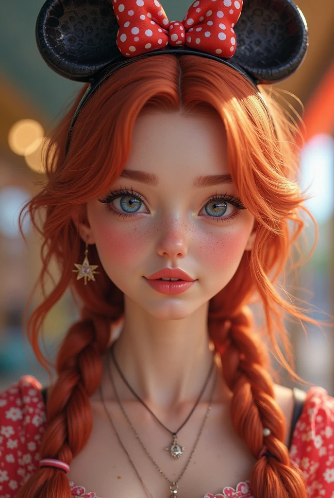 Kizi，redheadwear，High ponytail，amaryllis --auto