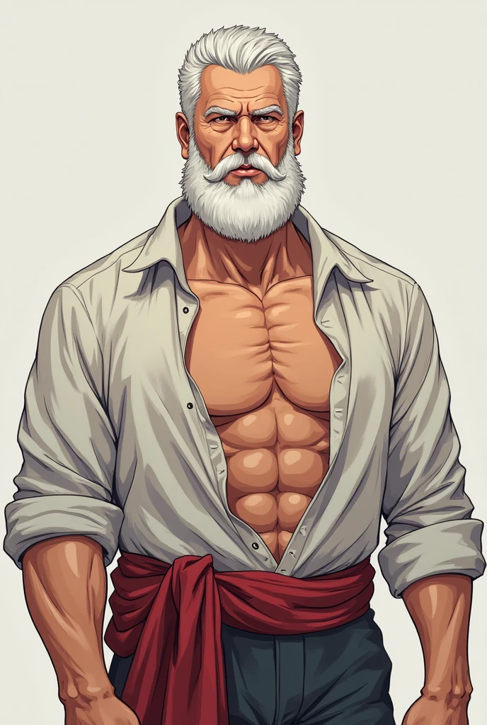The usually calm and composed Mahatma Gandhi takes on a new persona, his movements swift and calculated as he leads his followers into battle, his eyes reflecting the fire within.
