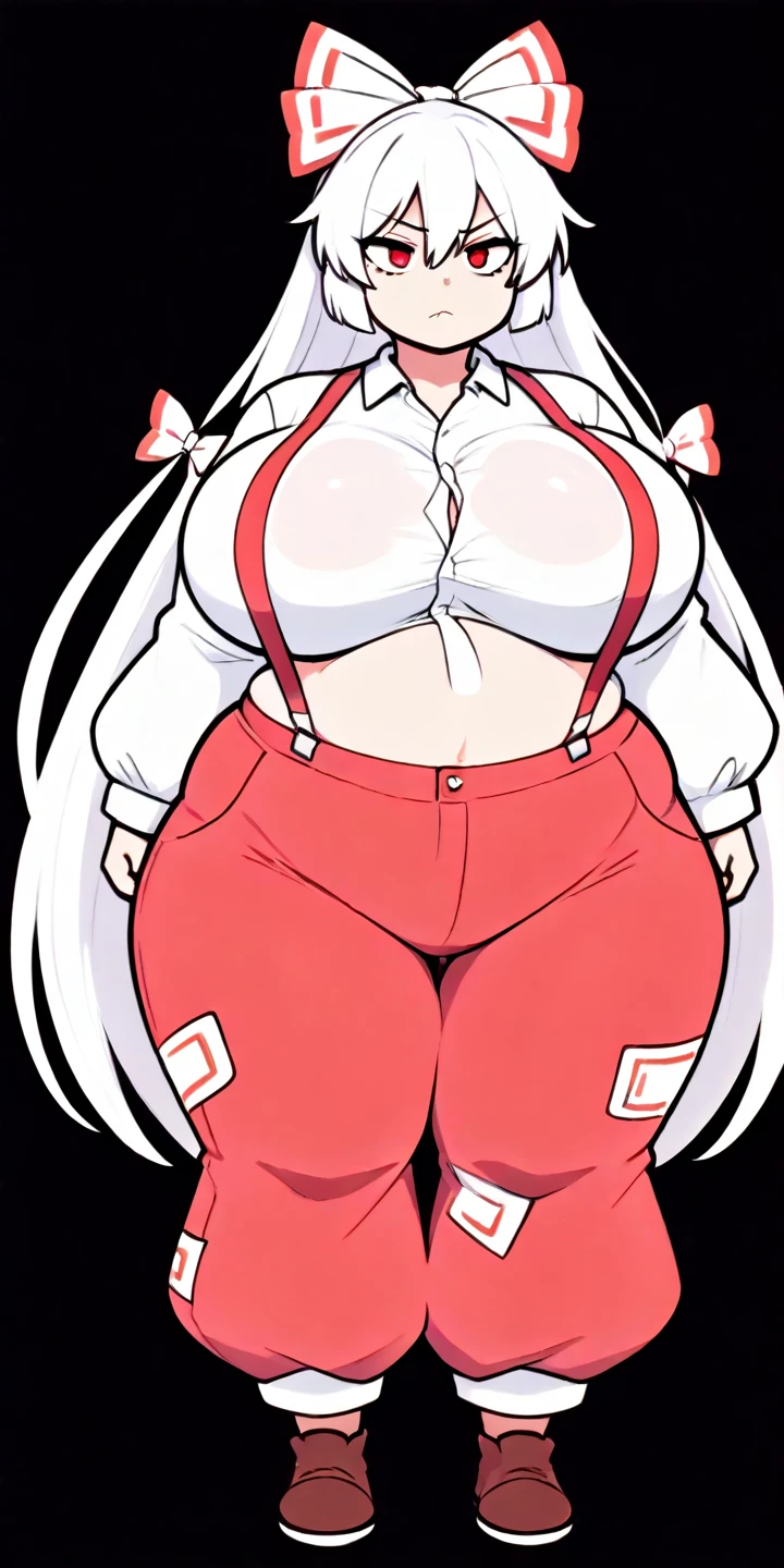 ((blank background)), masterpiece, best quality, silver hair, (big breast:1), ((full body framing)), symmetry, nurse woman, nurse uniform, nurse cap, long pants, ((curvy)), wide hips thick thighs, only white, all white, belt below navel