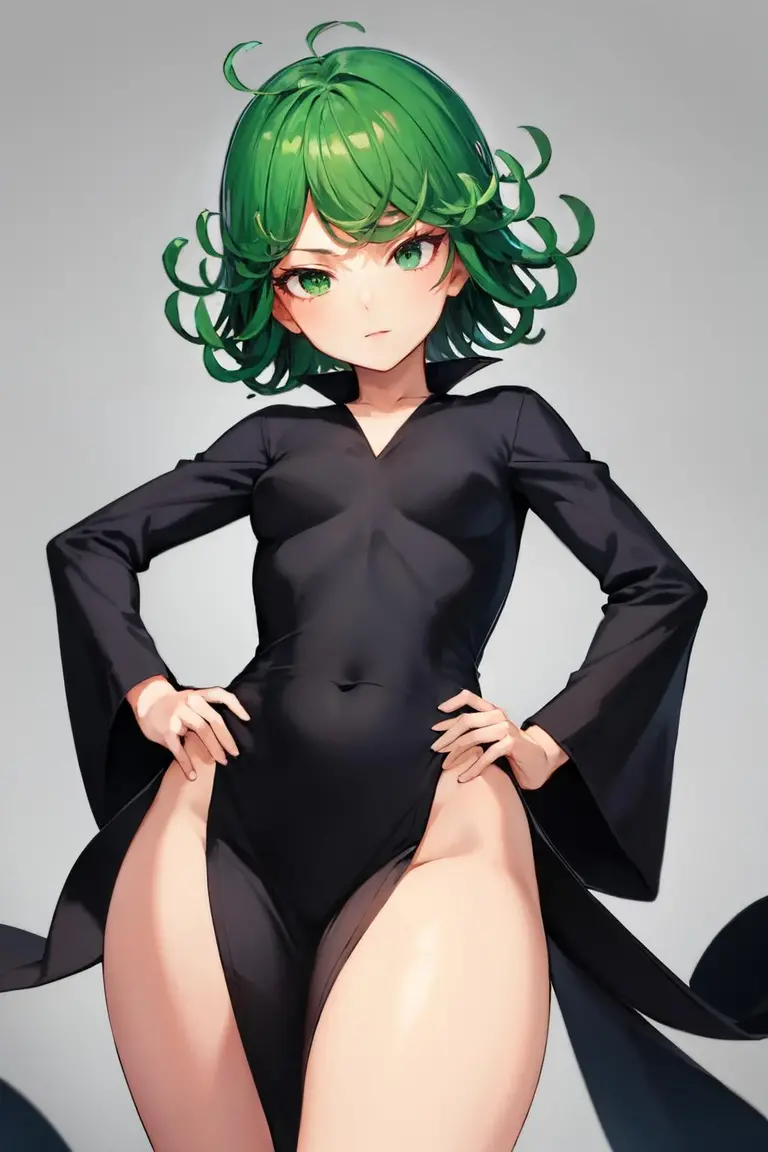 Tatsumaki naked with big ass