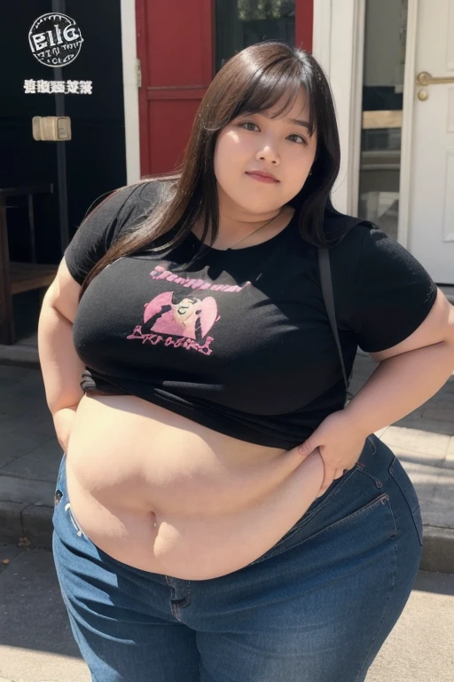 Big boobs, big belly