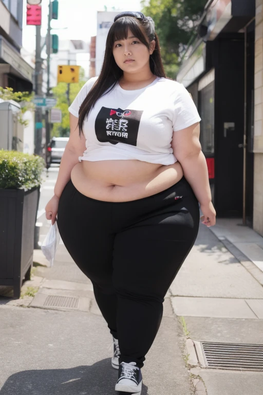 ((best quality)), ((masterpiece)), (detailed), perfect face, ompts
Copy
((best quality)), ((masterpiece)), (detailed), perfect face, mature female, thicc, she has a jiggly fat round belly, busty, thick neck, thick body, better known as amouranth, powerful and huge, thight cloths, she is facing the camera, sie boob, curvy figure, bob hairstyle , full body, chubby cheeks, chubby face, chubby arm., Bbwchan, short hair, wearing shorts pants, , wearing a t-shirt, sneaker shoes
