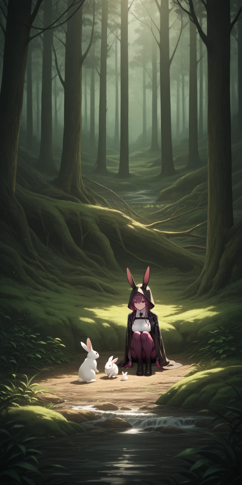 The big rabbit is sick, two rabbits look, three rabbits buy medicine, four rabbits boil, five rabbits die inexplicably, six rabbits lift, seven rabbits dig a hole with their heads stuffy, eight rabbits come to bury, the small tombstone of the dark forest, is the cold corpse of the rabbit, the cry of sorrow is long gone, the sun slowly crawls out, the nine rabbits are sad on the ground, and the ten rabbits ask why? Nine rabbits said that five rabbits would never come back