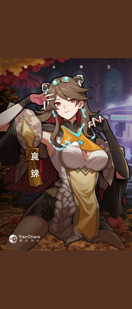 yoshida akihiko, 1girl, bravely default: flying fairy, bravely default \(series\), Nier, final fantasy,pink eyes, horns, tiara, tail