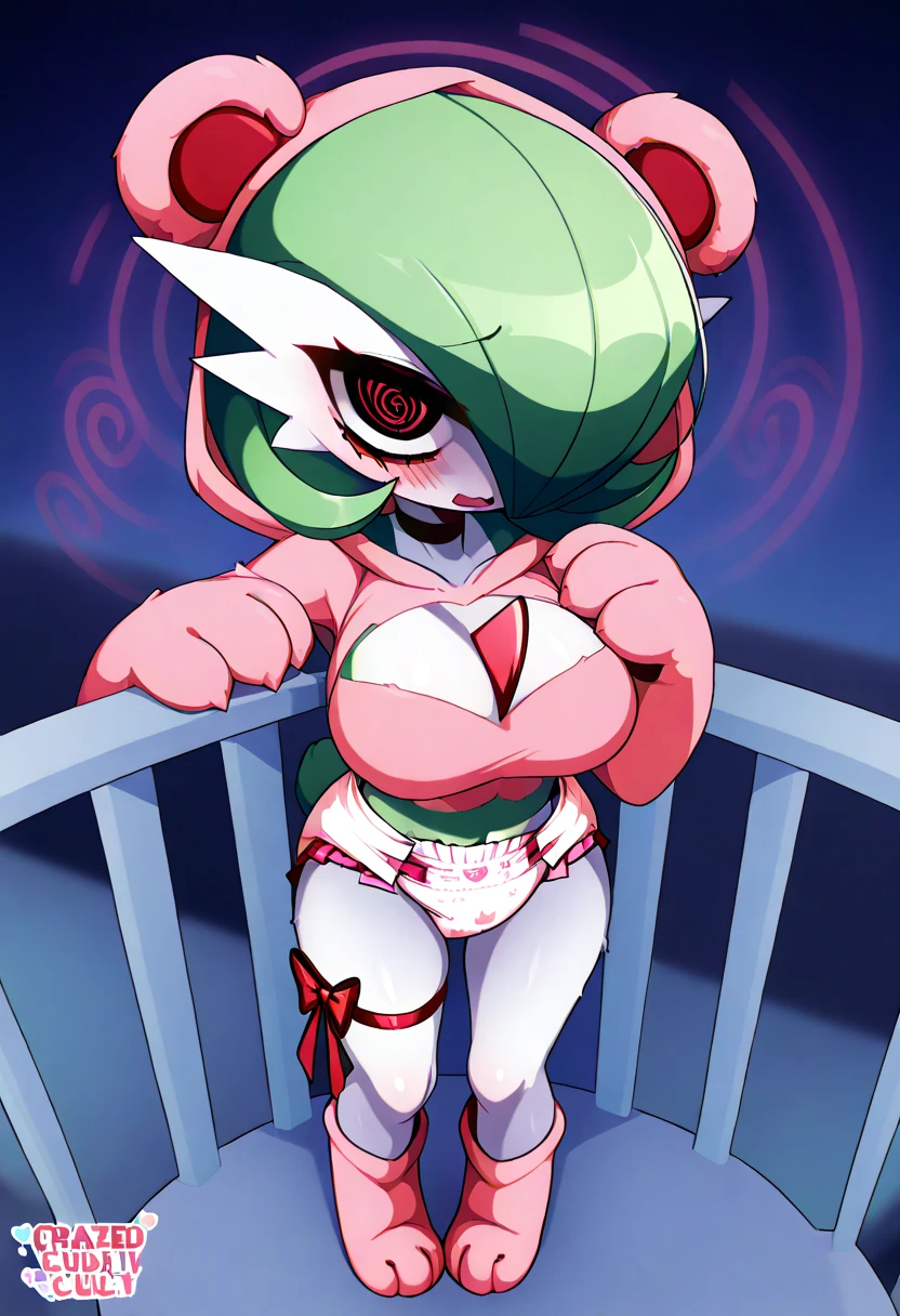 1girl, solo, best quality, demon girl, womb tattoo, lingerie, seductive look, looking at viewer, absurdres, kinkymation style, cartoony, thick outline, succubus horns, flat color, thick outline, kinkymation style, slim, medium breasts,