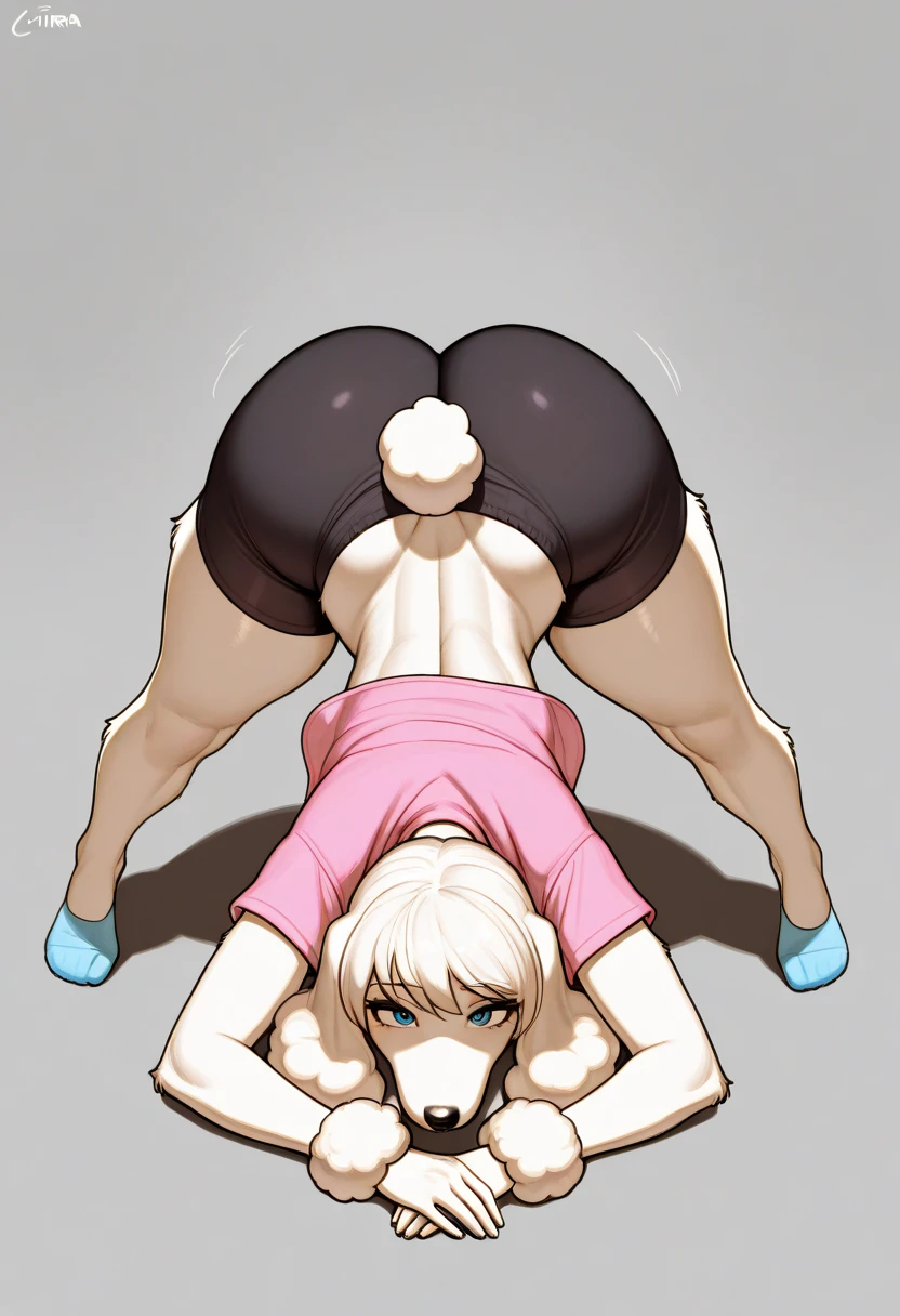 ((masterpiece)),(((best quality))),((character design sheet)), illustration,1man, environment Scene change, jumping, legs spread wide,ass up, breasts touch floor, muscular, white skin, white legs, thick legs,angel halo, scribbles and marks, fire, ((detailed face:1.1)), rough sketches, pose too, blonde and white color palette, 8k,16k, (simple background, light background: 1.3)