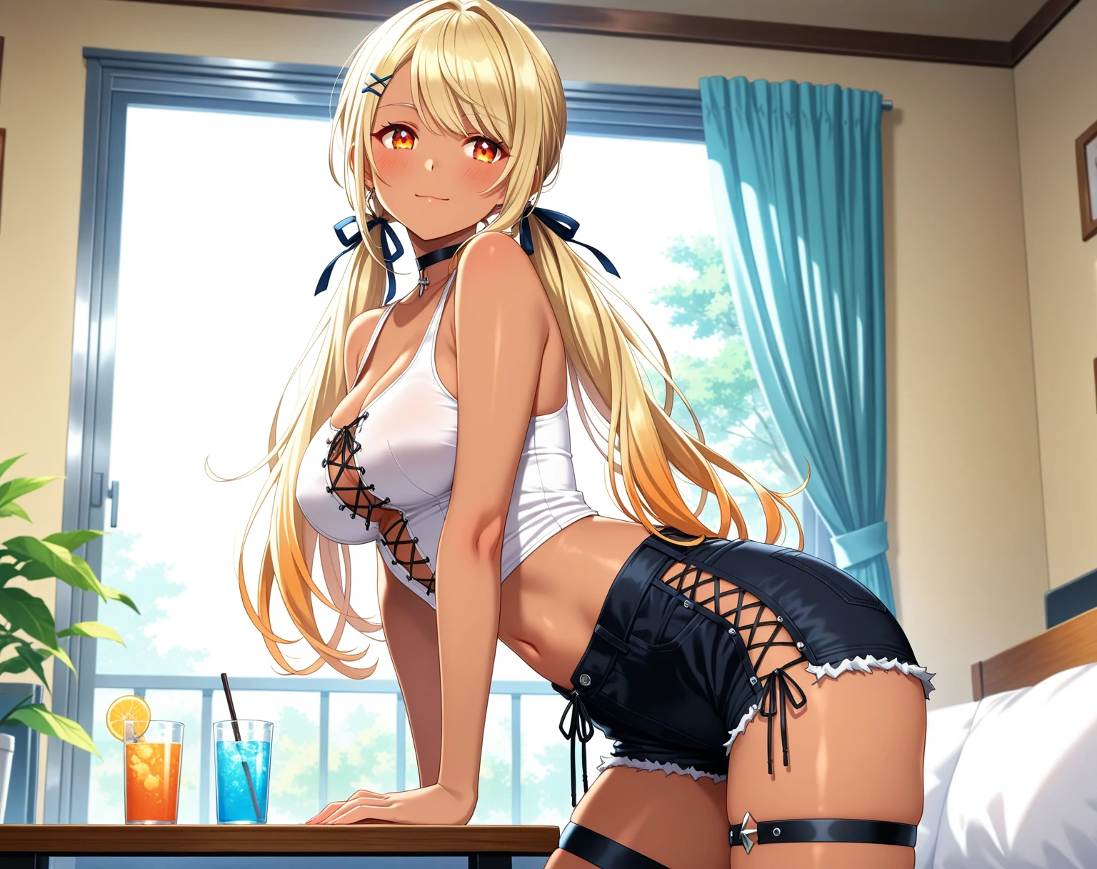 Chica de rubia