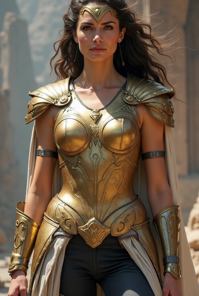 Masterpiece, a beautiful Amazon warrior, (Alyssa Sutherland:1.0), high detail plate armor, filigree, small breasts, (strong muscular body), (short brown matted hair), legs, (high fantasy battlefield environment), (armies fighting in the background), executing a man with a sword, HD, (skin texture:1.1), best quality, ultra high res, (photorealistic: 1.4), Raw photo, by Ellen von Unwerth, Nikon D850 Film Stock Photography, F1.6 Lens, Rich Colors, bokeh, sharp focus, Realistic, Cinestill 800, backlight, rimlighting, intense sunlight, close-up