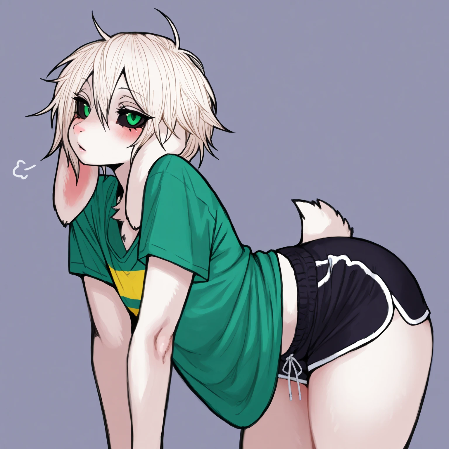 score_9, score_8_up, score_7_up, source_anime,
kaolla su, blonde hair, green eyes, dark skin, dark-skinned female, blush stickers, ponytail,completely nude,pussy,niplles,full body,