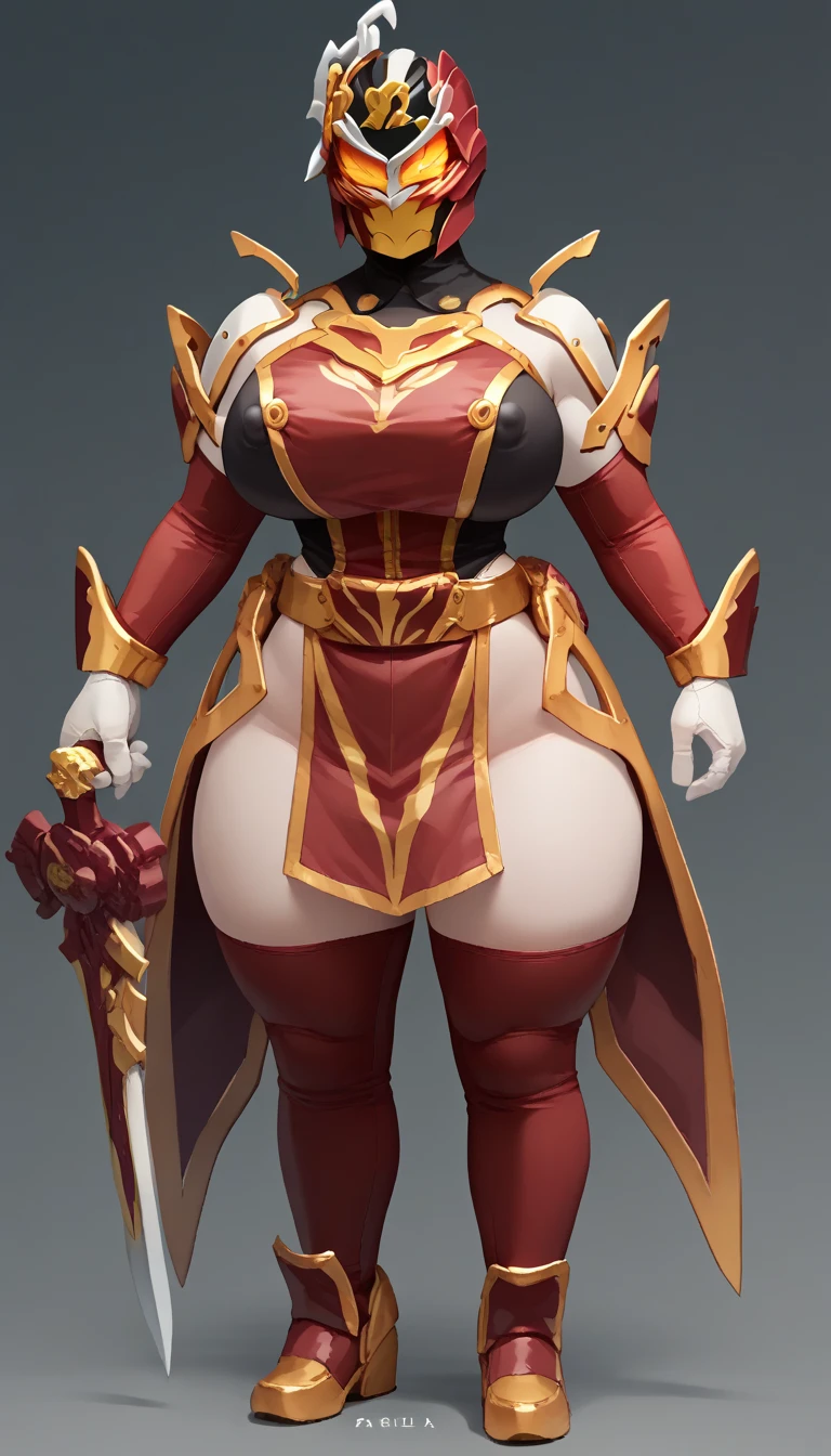 Close-up of woman in red and gold clothing, ornate Bikini Armor, Bikini Armor female knight, Bikini Armor, hand painted textures on model, Bikini Armor, Detailed body, Purple skin under armor, Intricate armor details, Bikini Armor, Powerful busty witch, Wow 4k detail fantasy, Detailed upper body, Extremely delicate skin,3D Character Art,Ashe,2。5 D CGI Anime Fantasy Artwork,CGScosiety,Close-up characters,As seen on the Art Station