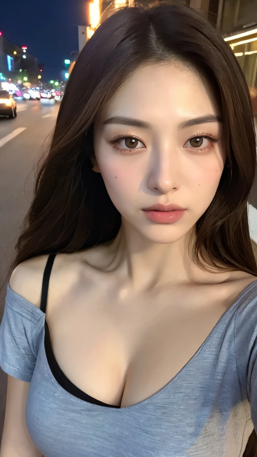(top-quality、4k、​masterpiece:1.3)、Beautuful Women、1girl in、A sexy:1.1、dark brown  hair:1.1、white tank tops、hyperdetailed face、detailed lips、A detailed eye、二重まぶた,NSFW, full , 8yk、Raw photo、(masuter piece)、(top-quality)、Hi-Res、(girl with)、(realisitic、Photorealsitic:1.2), Upper body、Facing up、glamor、20yr old、middlebreasts、Eyes closed、Deep sadness、Sorrow、look up sky、Open mouth、screeming、a room、Background blur,