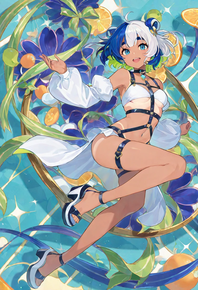 tarot cards,Hands together,Vulcan salute,attention, There is a halo behind the head,finely_detailed, perfect_Body, perfect_Eye, perfect_Face, perfect_finger,Yu-Gi-Oh card game style、(((Voluminous breasts 1.8)))、(((micro bikini 1.4)))、(Saggy breasts 1.4)、(Cleavage 1.4),Seductive pose、Random Pause、cowboy shot、
(The Leo symbol is depicted on the card frame 1.3)、Three-dimensional depiction that seems to emerge from the card, ultra-detailed depiction, artistic、A pose that makes it seem as if the person is coming out of the card、The card frames are drawn in super-beautiful detail, perfect anatomy, perfect fingers, super beautiful faces, stunning beauties aged 16 to 30、Greek mythology sculpture style background、Super beautiful eyes, and the card frame features illustrations of the moon, sun, stars, and golden coins、The card frame features an illustration of a sword and shield、Card colors are random、Depicts the symbol of Leo、Write the letter Gemini、Write Leo on the top of the tarot card.May the person who sees the tarot card be happy、Write the word "Leo" in embossed letters on the tarot card、Magic wand, spear, bow and arrow, guitar, fire, water, earth, wind, dagger, pen, sword, crossbow, large shield, gloves, fishnet stockings、Flowers, leaves, good luck, four leaf clover、Scattering jewels、Diamond, ruby, sapphire, topaz, blue sapphire, pearl, crystal,Leo sign tattoo on body、Random hair color、Rainbow, red, blue, orange, yellow, purple, green, gold, silver, light blue, brown, white, yellow-green, navy blue, pink,