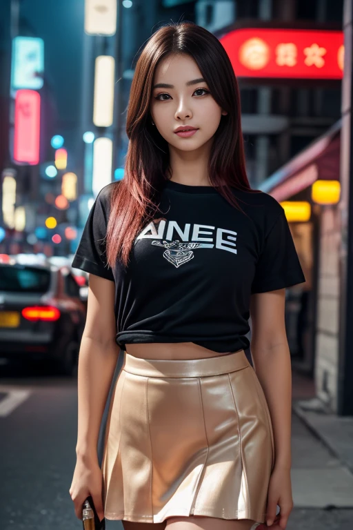 a beautiful 17yo Turki woman, oversize tshirt,sports short pants, medium breast, sexy body, seductive expression,detail body and face.
