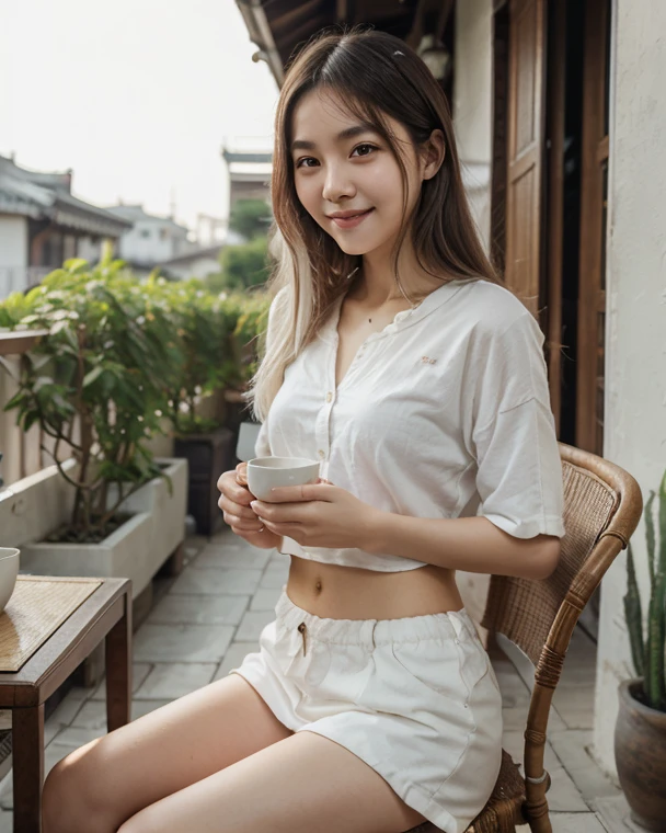 For you, I have even given up tea,
And you say my love is just a passing breeze.
