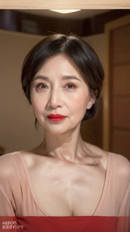 A MILF, 独奏, masutepiece, 50 years old, Bewitching, Upper body close-up,