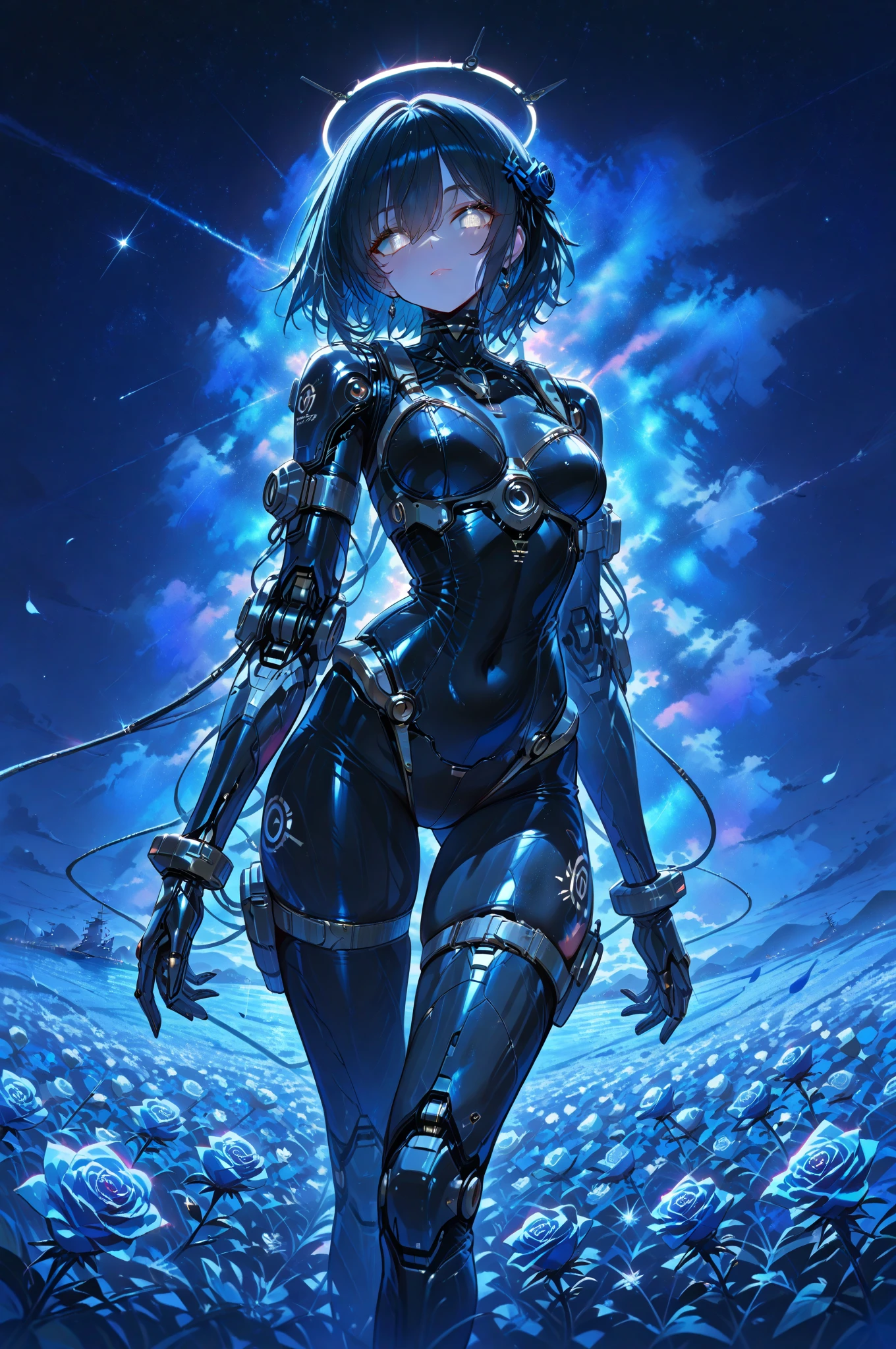 solo, super fine photo, full body picture Unreal Engine 5 8K UHD of beautiful girl in a skin tight black latex catsuit, black ponytail hair, slick black catsuit, black iconic character, smooth black skin, black body, shiny suit, glossy latex suit, rubber suit, rubber belts, collar, black rubber glove, high boots, arm and leg cuffs, harness and straps, corset, best quality, masterpiece, official art, unified 8k wallpaper, super detailed, sharp focus, sexy pose, body parts