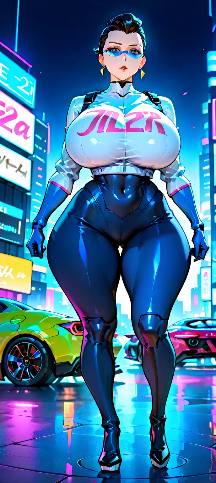 "A towering Giantess in a cool and laid-back hippie style is rocking a crop top and baggy pants. Her toned and athletic build hints at her massive strength. She seems to be casually strolling through the bustling cityscape of GTS City, as towering buildings loom overhead. Smoke and clouds roil around her, adding to the sense of epic scale and drama. The lighting is dark, gloomy, and realistic, creating a tense and ominous atmosphere. The perspective is from below, emphasizing the sheer majesty and power of the Giantess."