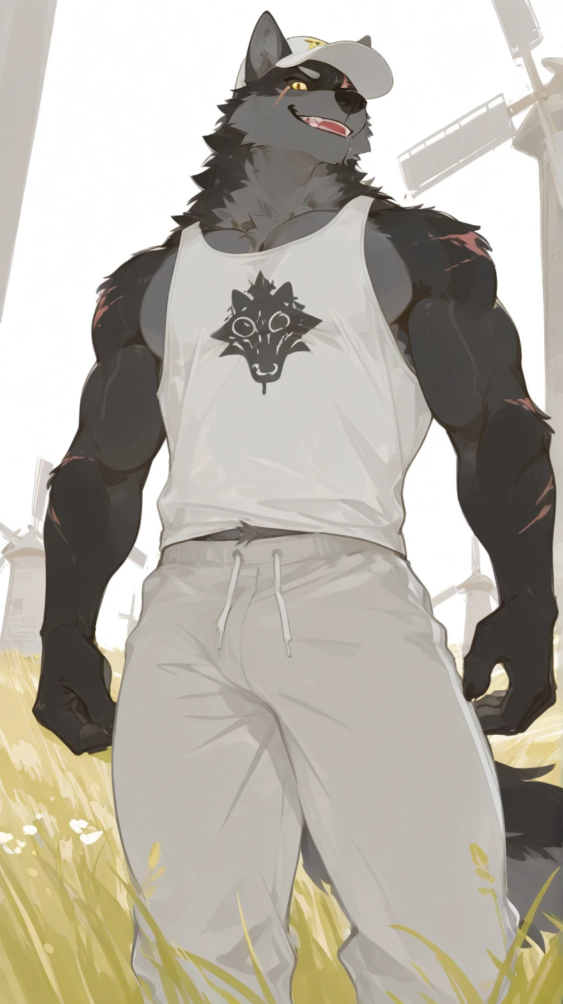 Handsome，A strong young man on the basketball court
