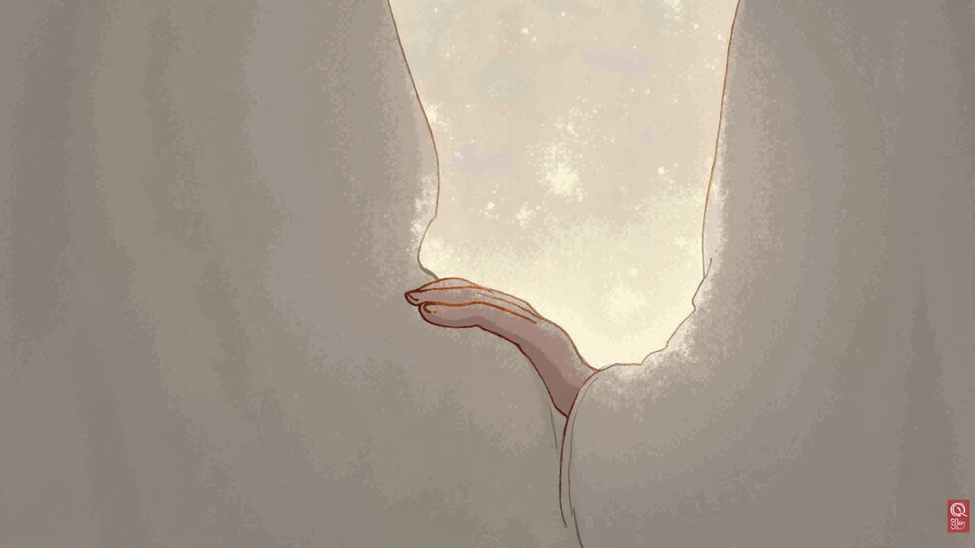 Solo, Wanderer fused with miquella, smiling softly, half lidded eyes,  body shot, bedroom, indigo hair fading into blonde, gradient hair, glowing eyes,  bottomless,  cuntboy,  boy with pussy, offering pussy, steamy, wedding ring, loving eyes,  fit