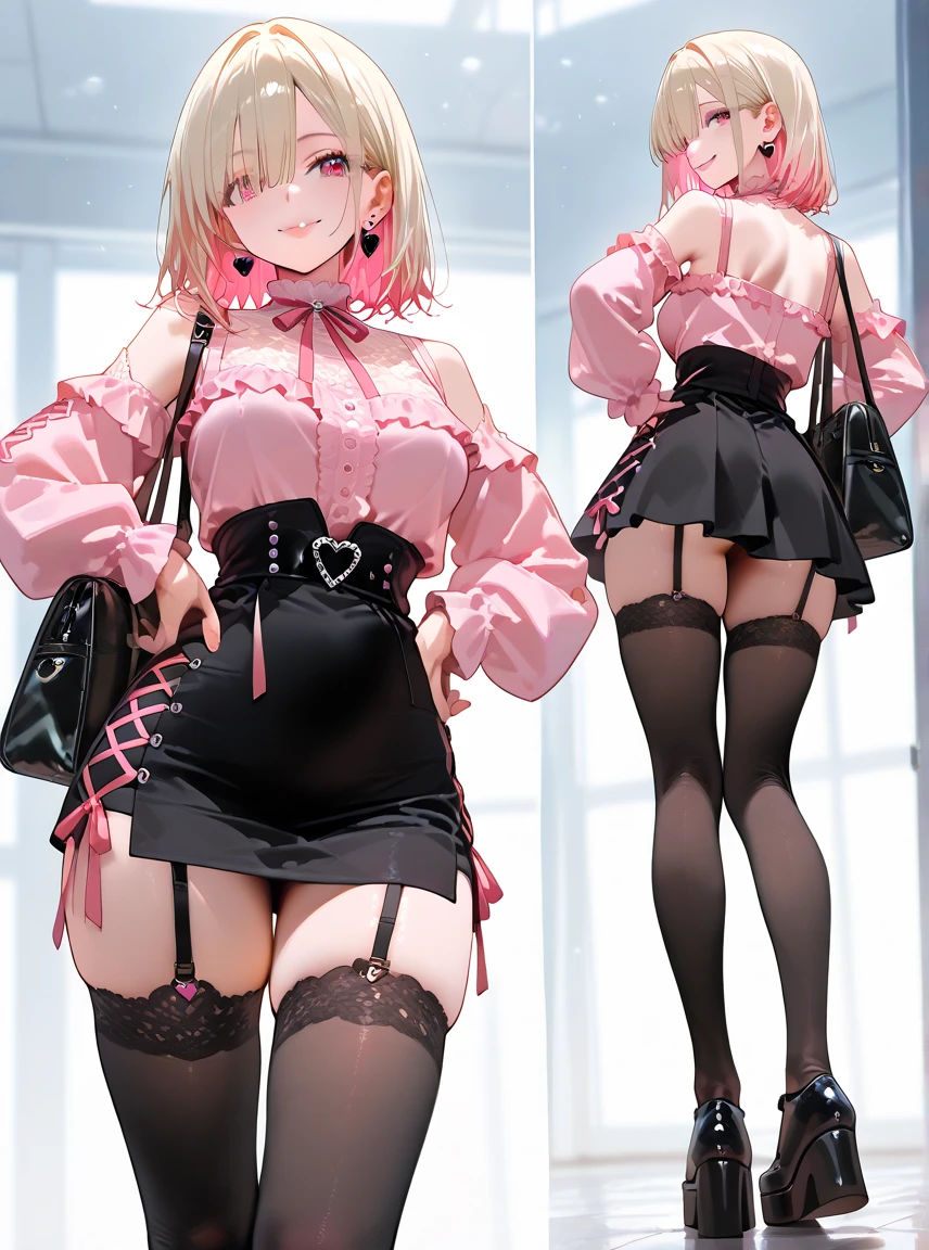 ((masterpiece, best quality, ultra quality, high quality, hyper detailed, intricate detailed, perfect anatomy, shiny skin)), ((three girls are sticking out their big butt boldly)), (body shot), (big butt), (At the hotel), (By the bed), (smile, shy, red cheek, blush, Open your mouth:1.1), (slender), hair band, Headband, hair bobbles, brown hair, blond hair, navel, jewelry, looking at viewer, necklace, long hair, short hair, Abdominal muscles, (Thong), straight hair, bob cut, blunt bangs, silky hair, jet black hair, hair clip, hair band, hair ribbon, one-length haircut, ducktail, outward curled hair, French twist hair, twintails, side ponytail, single braid, wavy hair, bangs pinned back,