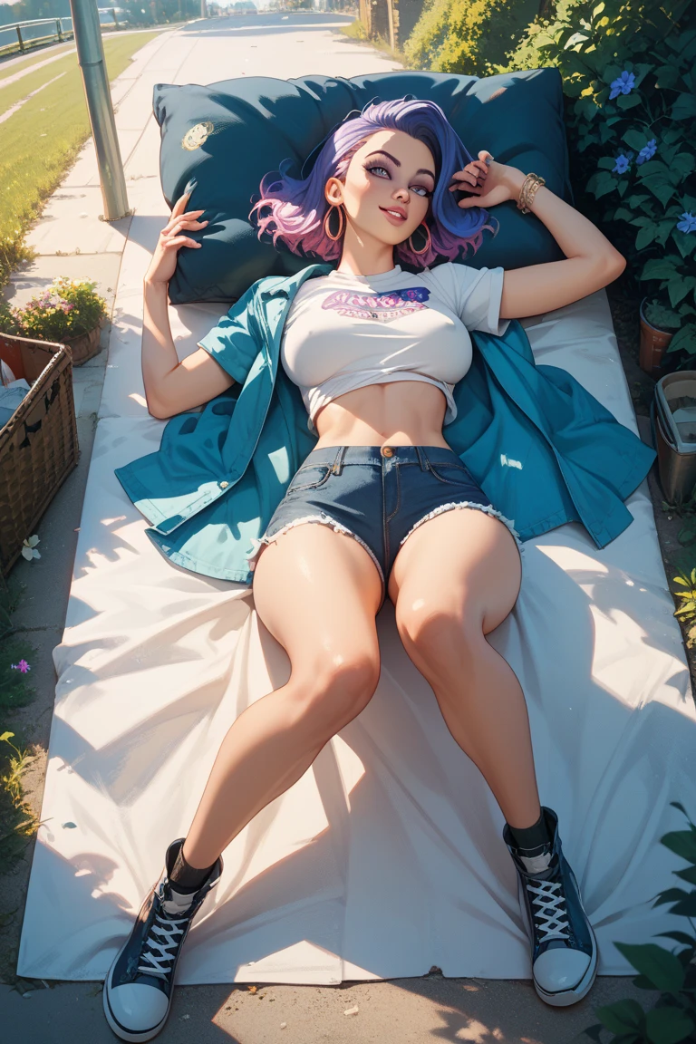masterpiece, best quality, very aesthetic, absurdres,
full_body, close-up,
pokemon,
bea_(pokemon),
1girl, wide_hips, thick_thighs, narrow_waist, slim_waist, large_breasts, toned, naughty_smile, light_smile, tomboy, gym_clothes, gym_uniform, gym_shorts, leggings, tank_top