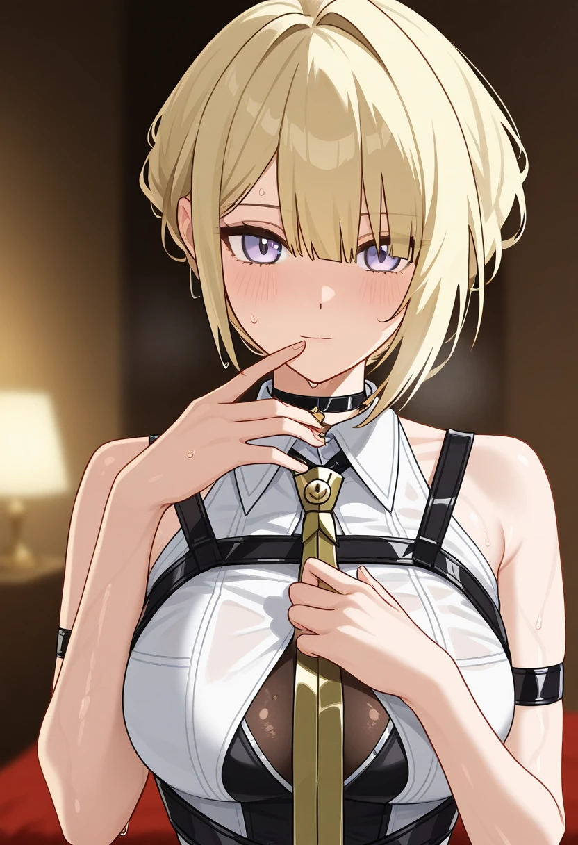 score_4, score_5, score_6, score_9, score_8_up, score_7_up, source_anime, fine anime screencap_xl, anime_screencap, blonde hair, pov, kissing, kiss pov, indoorsz castle, seras victoria, hellsing, bunnysuit, fake bunny ears, latex, standing, kissing viewer, kiss