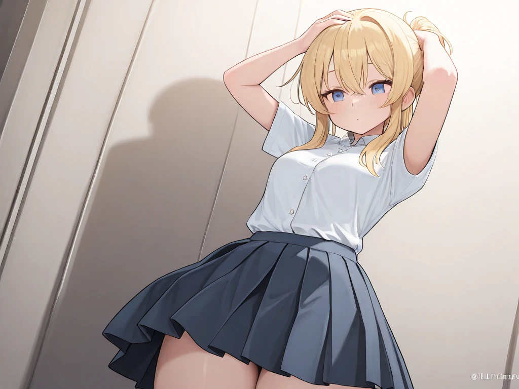 Marinkitagawa, Marinheiro Kitagawa, blonde hair, Gargantilha, penetrante na orelha, Brincos, cabelos longos, penetrante, (olhos vermelhos:1.5), Cabelos lisos, franja varrida,
quebrar gravata preta, mangas compridas, saia plissada, Uniforme escolar, camisa, saia, sleeves rolled up, camisa branca, clivagem,
ARROMBAMENTO dentro de casa, sala de aula,
quebrar olhando para o espectador, quebrar (master part:1.2), best quality, high resolution, Unity 8k papel de parede, (illustration:0.8), (belos olhos detalhados:1.6), Rosto extremamente detalhado, perfect lighting, CG extremamente detalhado, (perfect hands, anatomia perfeita), NSFW nudes