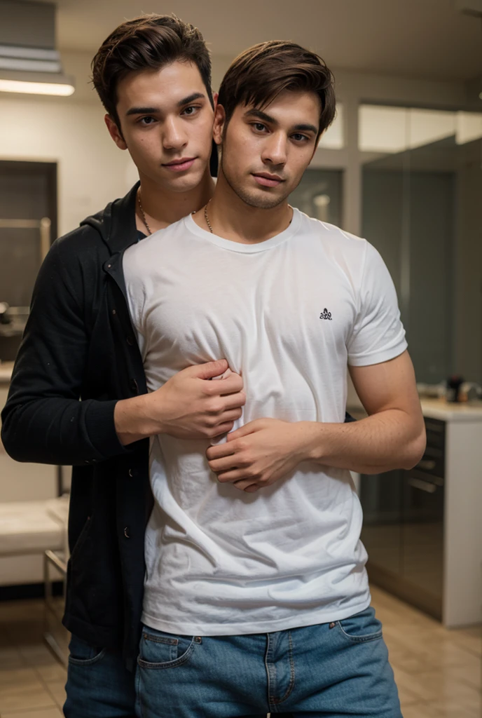 24 year old man, young man with white brown skin