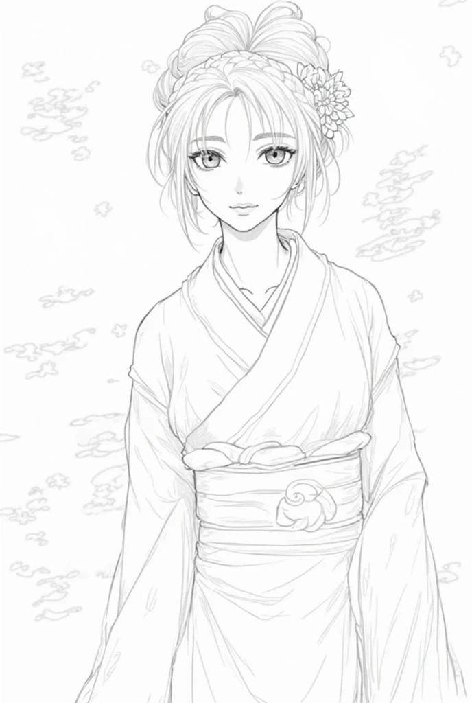 (extremely delicate and beautiful:1.2), 8k,(masterpiece:1.0),(best_quality:1.0), best quality, high resolution, (((clean background))), high contrast, ((1girl, mature woman)), sone-drawing, monochromes, sketch, Pencil drawing, comic strip、manga comics, white background, clean line drawings, vibrant colors, undress, (((hair bun hairstyle:1.2))), (((nude))), ((((equal eyes, sharp look:1.2, perfect eyes)))),