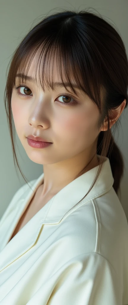 (SFW:1.8、masterpiece, 最高quality),photorealistic realism, 32k, quality, (非常に不条理なquality, Very detailedな詳細, Super Resolution, Crisp and sharp focus, Not blurry, Realisticな茶色_eye), ((Perfect darkness_eyehadows:1.45)), (Very detailed, Beautiful little nose:1.2), (Perfect composition), (Upper Bodyショット), (彼女のFace close-up), Beautiful cheekbones, double eyelid, Digital SLR, 最高qualityのソフト照明,(1 girl, alone, hyper Realistic, Realistic,Realistic, Looking at the audience, 明るい青緑色のeye:1.4,Brunette Short Bob Hair with highly detailed shiny hair, Very delicate and beautiful brightly colored clothing:1.4, Lepangas:1.4), Mouth closed, Upper Body、big chest eye、eyelash、{Hugeな|big chest|Hugeなな|Mega} whole :2, chestの谷間:2、(((Beautiful and cute bangs:10、Jet Black Hair:2、eyeにハイライトを加える:1.4、big chest eye、Short Bob Hair、Glowing Skin:1.4、Looking at the audience、She is very 美しい and cute、Show me your ears、Beautiful long neck、smile、Please close your mouth and laugh、Bangs and beautiful teeth)))、Ideal body type、((school uniform、uniform, blazer、School teacher、Background in front of the school gate、Beautiful cherry blossom tree background))、Beautiful long neck:1.4、(({Huge|big|Hugeな|Mega} chest, chestの谷間:2))、(((Portraiture:2、Face close-up:2、chestのクローズアップ:2)))、((Transparency、clear、Transparent beauty、Gloss))、Perfect ???????、((縦長のPortraiture, Attractive woman))、