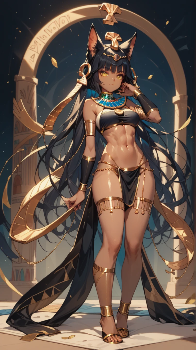 ((best qualtiy)), ((tmasterpiece)), (the detail:1.4), 3D,Complete body, Beautiful girl in ancient Egyptian style,((Kneeling pose,sandals))(Exquisite and simple ancient Egyptian costumes,White dress:1.9),(black long straight hair,Wheat-colored skin:1.6),(Ancient Egyptian temples,Ancient Egyptian temples:1.6),Metallic sequins,estilo fantasia,closeup of face,Extremely normal hands,Extremely normal legs,hdr(HighDynamicRange),Ray traching,NVIDIA RTX,Hyper-Resolution,Unreal 5,Subsurface scattering、PBR Texture、post-proces、Anisotropy Filtering、depth of fields、maximum definition and sharpness、Many-Layer Textures、Albedo e mapas Speculares、Surface coloring、Accurate simulation of light-material interactions、perfectly proportions、rendering by octane、Two-colored light、largeaperture、Low ISO、White balance、the rule of thirds、8K raw data、