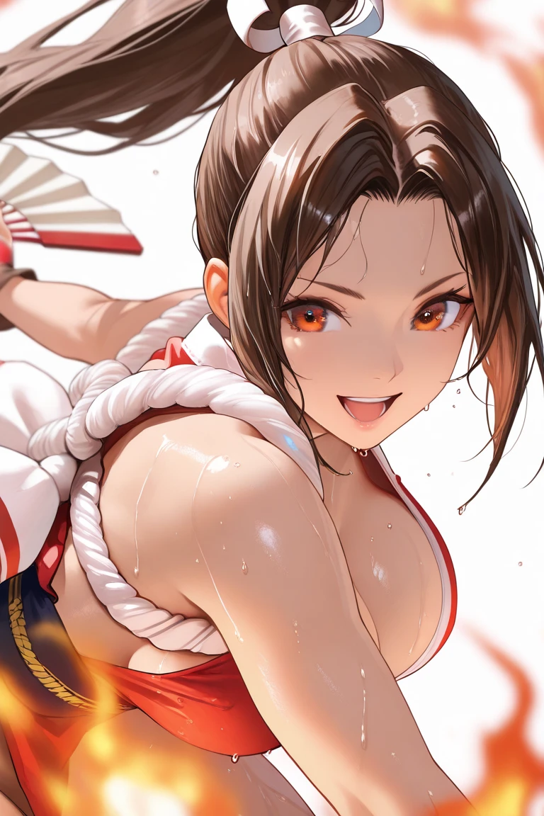(masterpiece, best quality:1.2), 1girl, solo,shiranui mai(Fatal Fury)