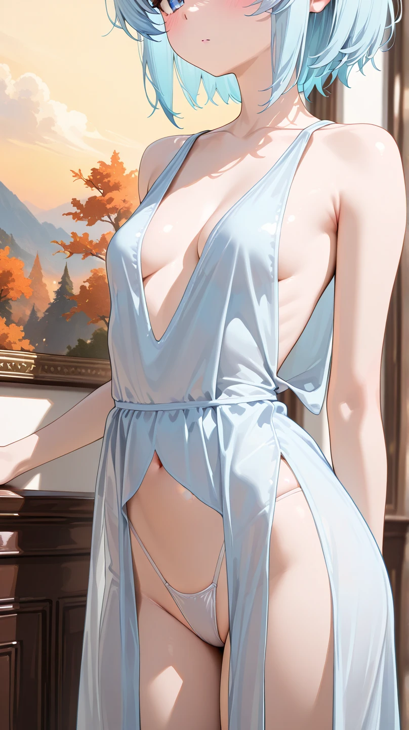 (masterpiece, high quality: 1.4), ((Bondage)), A professional full body photo of a beautiful 45 year old ana de armas wearing nipple clamps, toned physique, neutral expression, sci-fi, high quality, detailed eyes, eyelashes, detailed jewelry, thin face, Beehive blonde ponytail, slim waist, thin thighs, average build, toned muscles, golden hour, tropical island, beach, luxury resort, sea view by Ed Blinkey, Atey Ghailan, Alphonse Mucha, Antonio Moro, trending on ArtStation, trending on CGSociety, Intricate, High detail, Sharp focus, dramatic, midjourney photorealistic art, fantasy