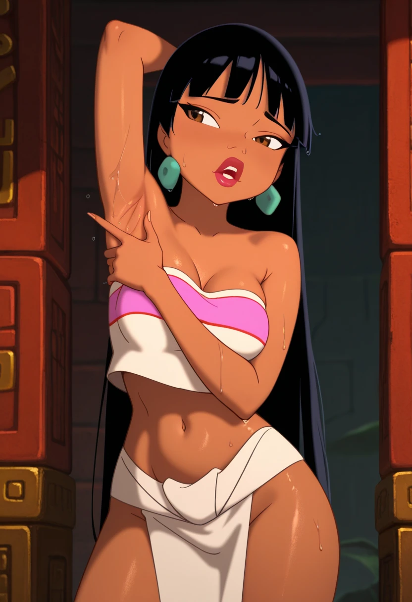 Amy wong has large breasts 
