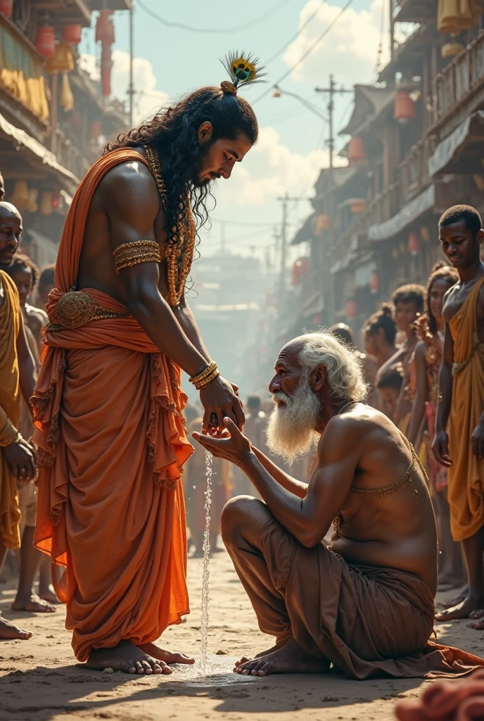 A Muslim girl giving blowjob to Hindu man