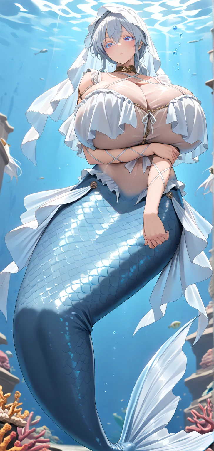 Refinement ,fish scales,Colorful fish tail