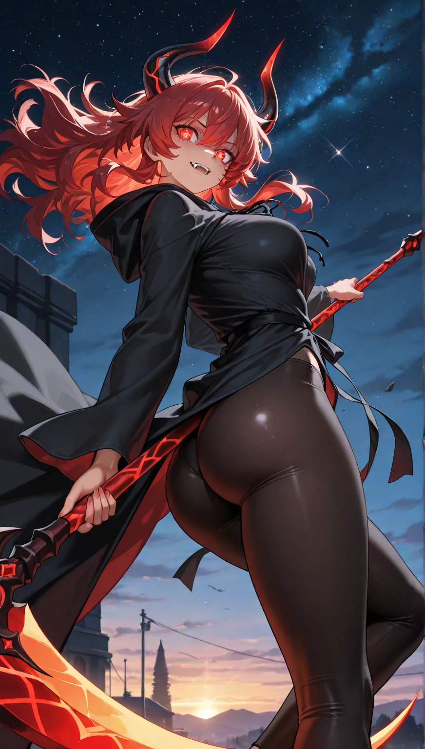 garota anime com cabelo rosa segurando uma espada , badass anime 8 k, melhor papel de parede de anime 4k konachan, she is holding a sword katana,com espada grande, desembainhando sua katana, Demon Slayer art style, she is holding a sword, de costas, standing on his back, costas nuas, pose empoderada, back view