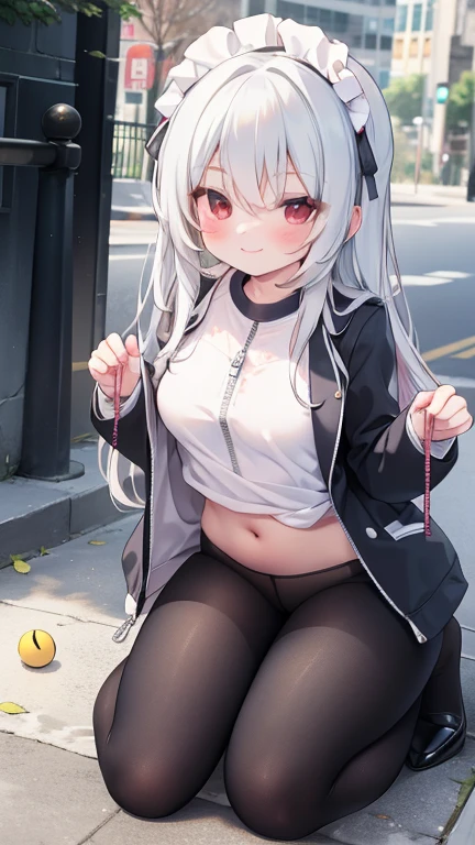 (masterpiece), (better quality), (super detailed), (whole body: 1.2) pretty and cute, hood, black sweatshirt, knit jumpsuit, pants, Jacket, blouse, clear smile, whole body, :3, pastel tone background , colorful and simple、Completely naked、Completely naked、Completely naked、Completely naked、tits、tits、tits、spread legs、Pay attention to the crotch