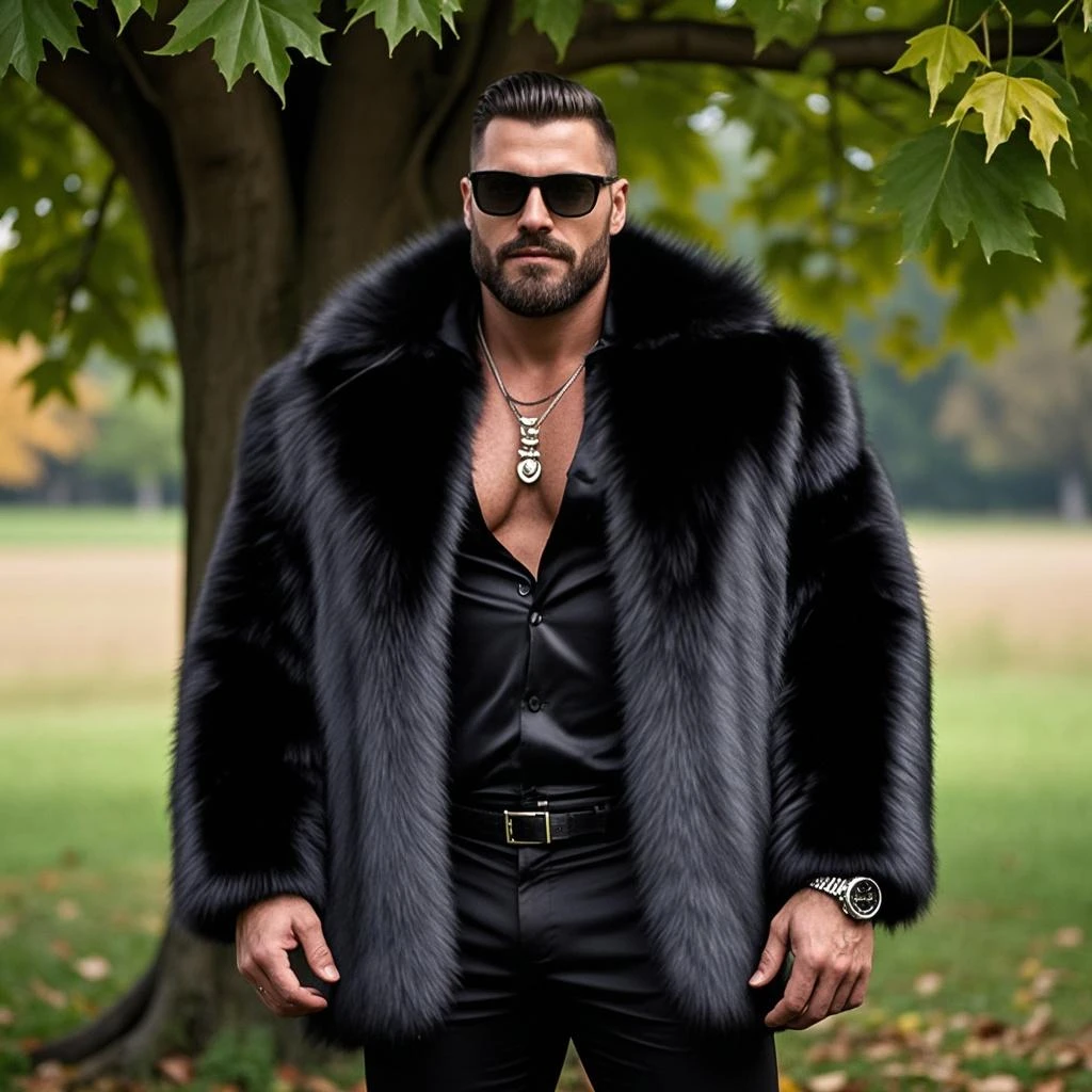 An award-winning original photo，a handsome 38-year-old man, crew cut, (((full body))), (((landscape))), mature man, [slightly fat], asian man, rounded face, brown eyes, ((rounded face)), glasses, fair skin tone, light skin tone, balding, 1boy, Solo, (big shoulders), musculature, (((stubbles, Short beard))), (Beautiful eyes:1.3), (Detailed face:1.3), wearing glasses, Dynamic Angle, volumetric lighting, (Best quality, A high resolution, Photorealistic), Cinematic lighting, Masterpiece, RAW photo, Intricate details, (extremely detailed 8k wallpaper), masterpiece 16k photo, a viking costume, north pole, warm outfit, fluffy outfit, snowing, bare chest, pump chest, fur waist, fur shoes, (((action pose))),