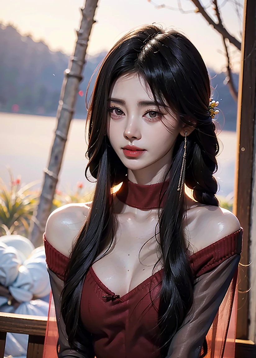 Photorealistic, high resolution, 1 Women, Solo, Beautiful eyes, view the viewer, Close lips, Detailed face,,long whitr hair, Big breasts Thin waist,long leges,Raised sexy,The kinky is exposed,Supergirl(Wearing:Superman uniform,nakeness)