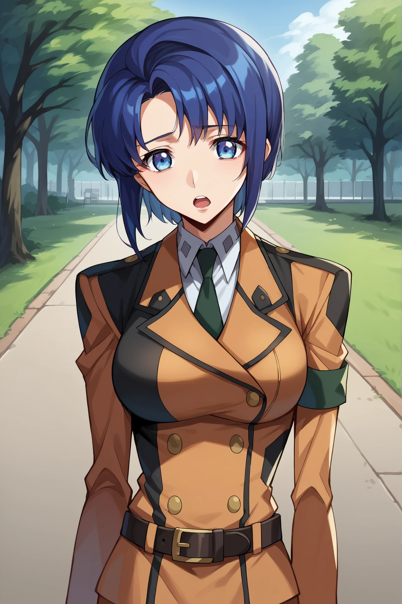 18-year-old,high school girl,,Military-style for girls, skirt,Beautifully detailed face and eyes, Intricate details, whole body,shiny navy hair, short hair, Parted bangs, Yellow Eyes, Large Breasts,Penetration Sex,Creampie Sex,whole body精液まみれ精液まみれ,Massive ,Milky White,Climax,連続Climax,Shake your body,hazy consciousness,Pant voice,Whoops,Sex that gets messed up,Lift your hips,Being raped in front of the person you love makes you feel good