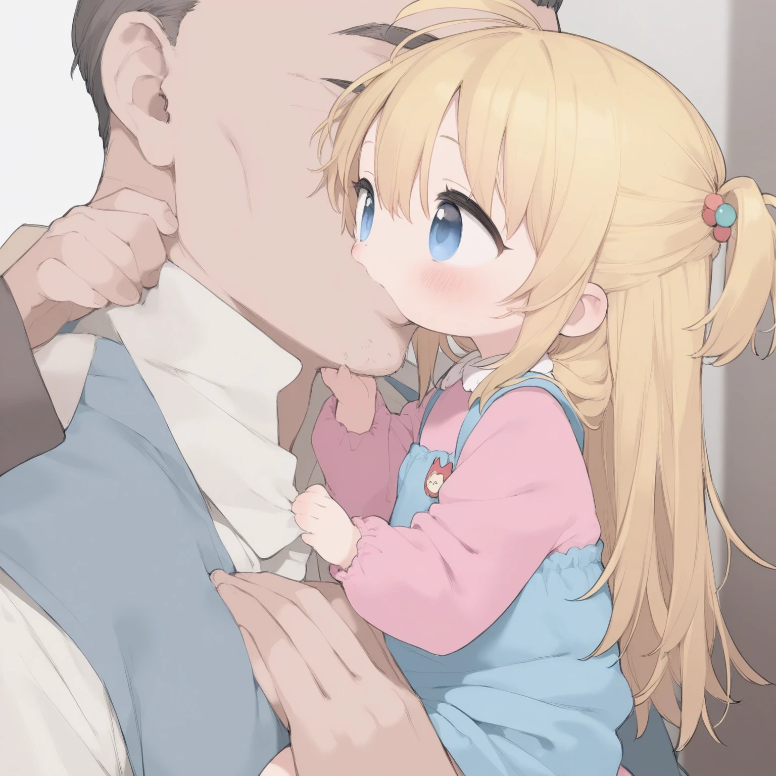 nsfw,1 male,Sweat,White Breath,Futanari,Pokémon,Lillie,room,Side view,Licking nipples with tongue,Embarrassed expression,
