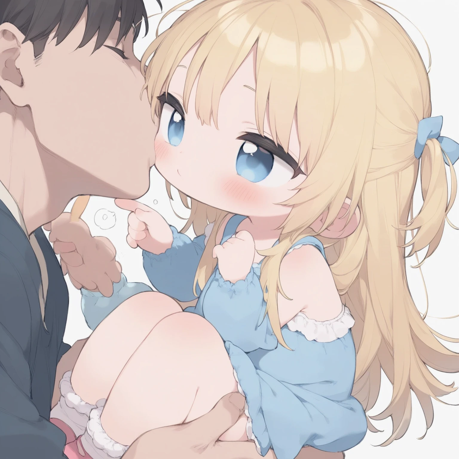 smile　Bun hair　Is ejaculating　Full Nelson Sex Position　Super cute cute girl Licking a man&#39;s penis　A close-up of a cute girl in a lewd pose, spreading her pussy so wide you can see the hole inside　A man&#39;s penis ejaculates a huge amount onto a girl&#39;s face　Is ejaculating