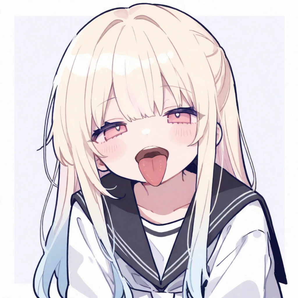 score_9, score_8_up, score_7_up, score_6_up, score_5_up, score_4_up, BREAK ,open_mouth,fellatio_gesture,FellatioGesture,blunt bangs,Gray Hair,Yellow Eyes,ponytail,very big breasts,Cum in mouth,Sweaty,serafuku