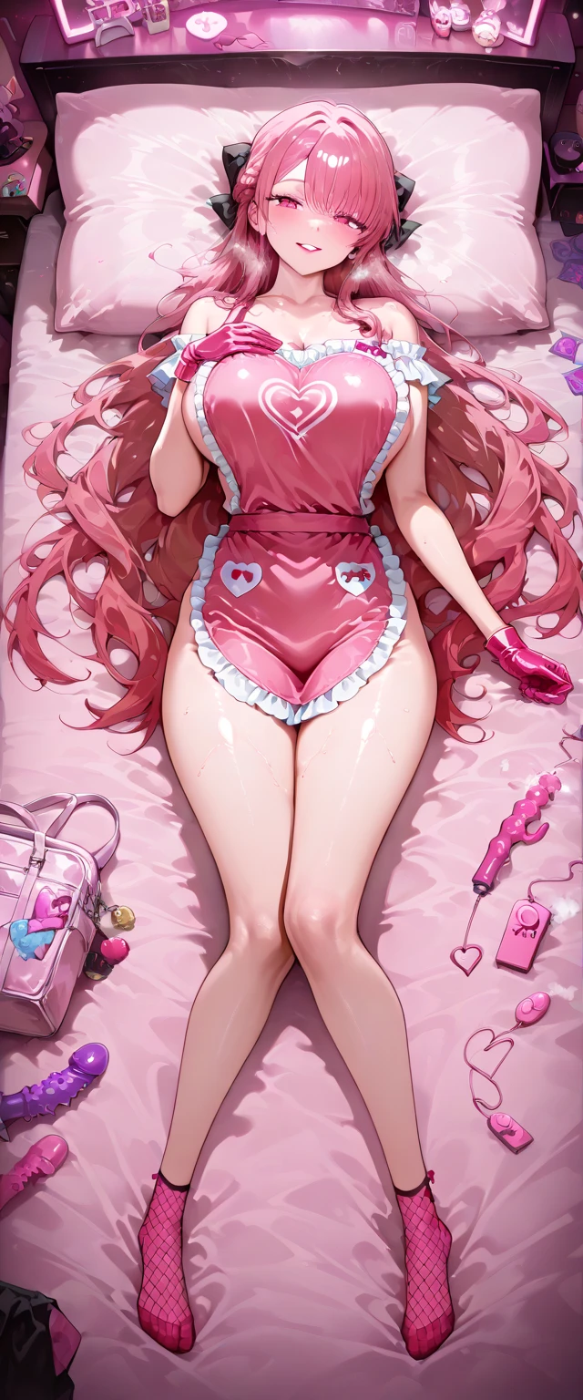 ((obra maestra, La mejor calidad;1.3)), ultra detallado, Fondo de pantalla de 8K Unity, CG, illustration, De color, cinematic shadows , (colorido: 1.5), 2d, 4k, Disco duro , cuerpo completo, 1 mujer, Mujer, anime , Vaca Kemonomimi , Sensual, sexual, transparencias, por turquesa , vestido Rosa y azul , Botas Rosa, corazones , Vaca,