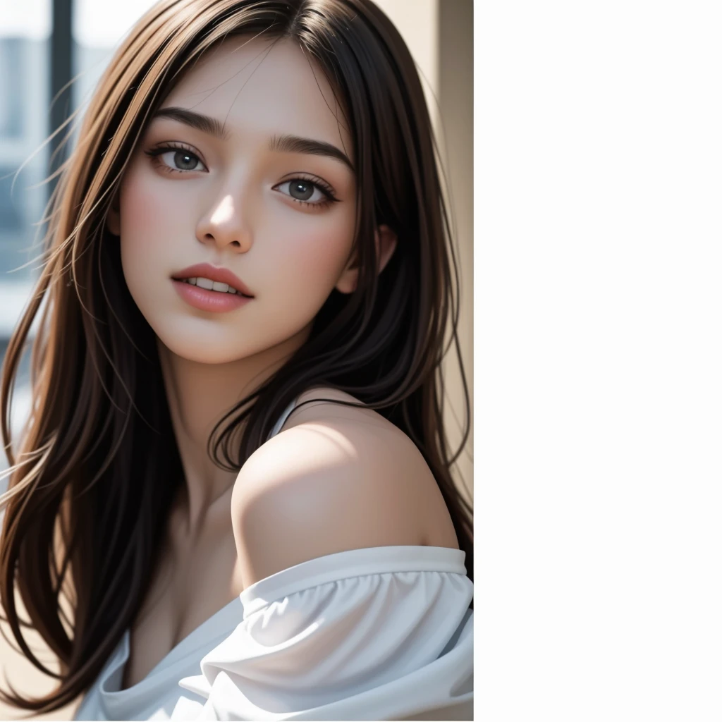 (In 8K、RAW shooting、Highest quality、Masseter region:1.2)、Very detailedな、Ultra-high resolution、(Realistic、Realistic photos:1.37)、Portraiture、High-resolution RAW color photos、Professional photography、hVery detailed and beautiful、Very detailed、8k wallpaper、Very detailedな、Large file size、Official Art、HVery detailed CG Unity 8K wallpapers、hVery detailed beautiful girl、Very detailed顔、Very detailed目、Very detailed皮膚、Very detailed指、hVery detailed nose、Very detailed詳細な口、Perfect Anatomy、Detailed Background、Detailed clothing、1 person、(20:1.2)、20th Generation、cute、Realistic body、((masterpiece, Highest quality, Highest quality, Official Art, beautifully、beautiful:1.2)),((masterpiece)),((Vibrant colors)),((Ayako Katagiri)),((Mischievous smile)),((smile)),((looks fun)),(((Full nudity)))