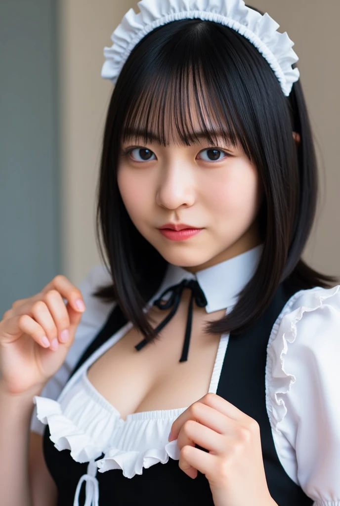 RAW, ((realistic)),photographed by professional photographers using the highest quality equipment, natural lighting, most beautiful Japanese school girl, Japanese student,innocent,1girl, ((cute round face)), ((show between legs without lingerie)),show slut,(smiling), whole body shot, show whole body,with maid headdress, put her hair up,no make up,Akihabara maid,ultra cute, transparent eyes,film art, 8k, ultra detailed, detailed, adorable charm, top-rated service, kawaii elegance, charismatic maid, masterpiece, photorealistic, best quality, transparent air, detailed skin, imax, serene joy, wonderment, awe-inspiring, harmonious, breeze, splendor, beauty,in ruin