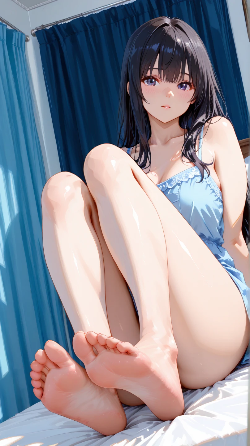 (((barechested)))、(((nudde)))、(((fullnude))) 1 Adult Girl,NSFW,sixteen years old,(younger sister),(gals),(long)(((Complete nudity))), (small tits, delicate and long legs)A slender,((Silvery hair)),((Blue eyes)),((Shyness)), (Thick lip), ((cum all over the body)),,(((masutepiece))), (Schoolgirl),(crass room),(((Best Quality))), ((Ultra-detailed)), (()), ((extremely delicate and beautiful)),(dripping),((No Underwear)), ((Takushiage)), (Long hair), ((cum all over the body))((red blush))((embarrassed from))((Underhair))((Manhair))(((barechested)))
