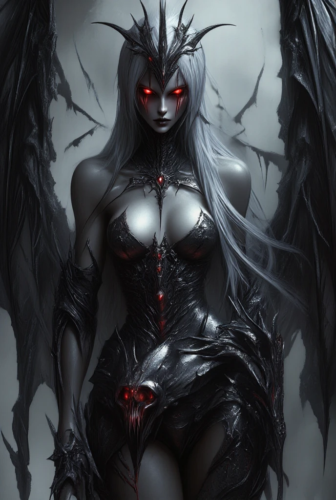 arafed woman in a black outfit with horns and a dragon, succubus | medieval, dark fantasy style art, in style of dark fantasy art, dark fantasy art, beautiful succubus, gothic fantasy art, female vampire warrior, dark elf, dark fantasy style, dark fantasy digital art, beautiful dark elf countess, beautiful elegant demon queen, fantasy dark art